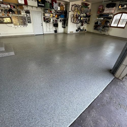 home improvement contractors Polyaspartic-Floor-Garage-Floor-Coated-protect in-Winter