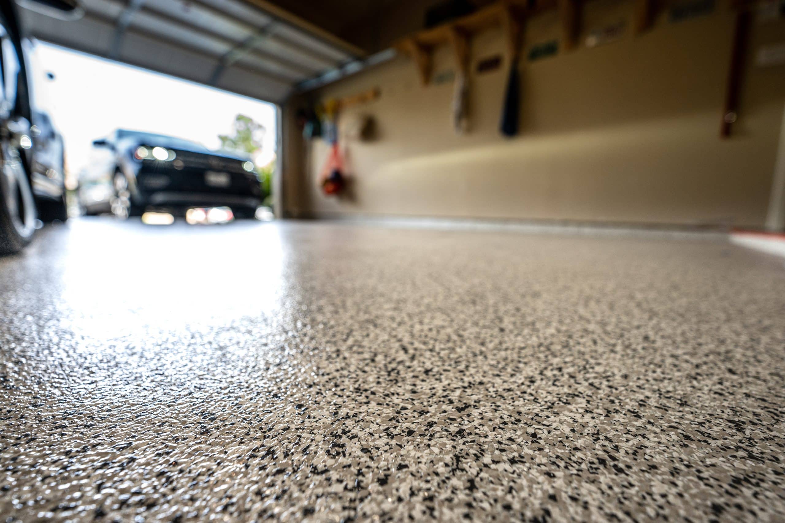 Epoxy garage floor